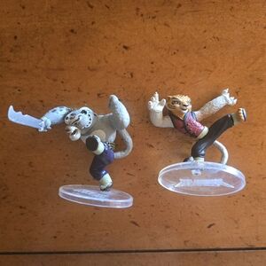 Vintage 2008 Mattel Micro Collection Kung Fu Panda Figures